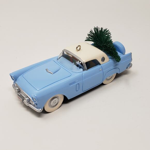 1993 Hallmark 1956 Ford Thunderbird #3 Classic American Cars Christmas Ornament - Picture 4 of 10